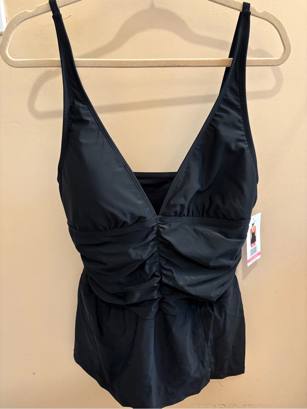 NWT Into the Bleu Amerex One Piece Black Swimsuit Women’s XXL